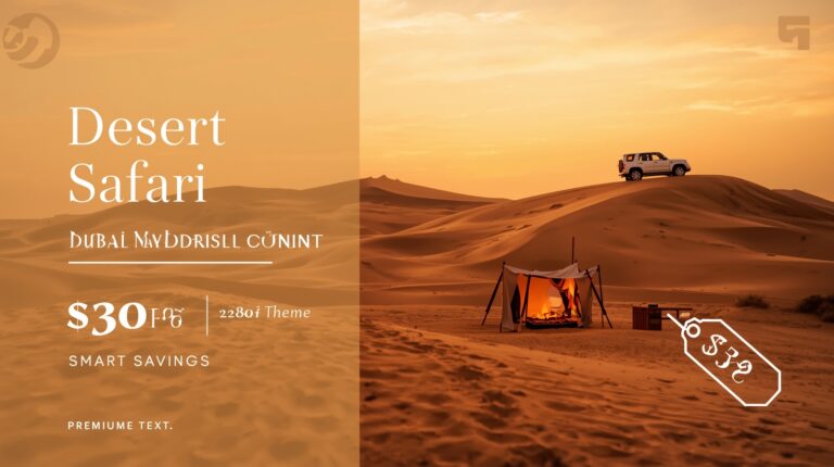 Desert Safari Dubai Price Transparent Costs And Smart Savings