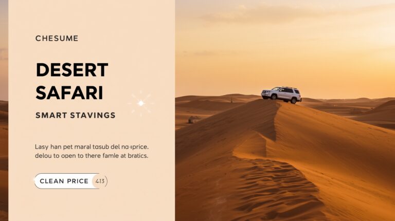 Safari Desert Dubai Adventures For First Time Travelers