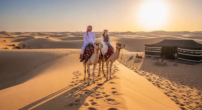 Camel ride dubai